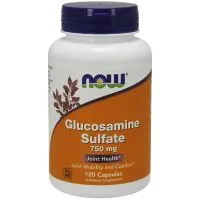 ﻿NOW Foods - Glucosamine Sulfate, Siarczan Glukozaminy, 750 mg, 120 kapsułek