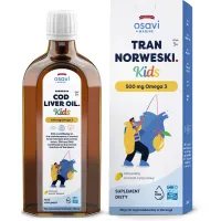 Osavi - Tran Norweski Kids, 500mg Omega 3, Cytryna, 250 ml