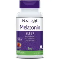 Natrol - Melatonina Szybko Rozpuszczalna, 1mg, 90 tabletek