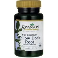 Swanson - Yellow Dock Root, 400mg, 60 kapsułek
