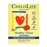 Child Life - Healthy Vision, Wsparcie Wzroku, dla Dzieci, Natural Berry, 27 żelek