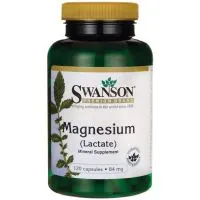 ﻿Swanson - Mleczan Magnezu , 84 mg, 120 kapsułek