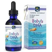 Nordic Naturals - Baby's DHA, Omega 3 z Witaminą D3, Płyn, 60 ml