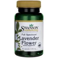 Swanson - Kwiat Lawendy, 400mg, 60 kapsułek