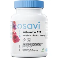 Osavi - Witamina B12, Metylokobalamina, 100 μg, 60 vkaps