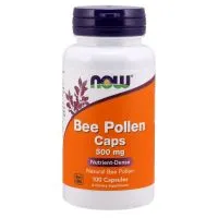 ﻿NOW Foods - Pyłek Pszczeli, Bee Pollen, 500mg, 100 kapsułek 
