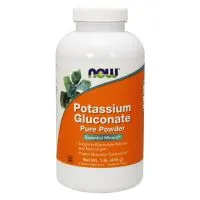 NOW Foods - Glukonian Potasu, Potassium Gluconate, Proszek, 454g