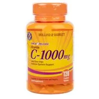 Holland & Barrett - Witamina C z Dziką Różą o Przedłużonym Uwalnianiu, 1000mg, 120 tabletek