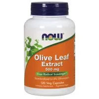 NOW Foods - Liść Oliwny, Olive Leaf Extract, 500mg, 120 vkaps