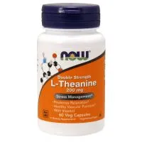 NOW Foods - L-Teanina, 200mg + Inozytol, 60 vkaps﻿