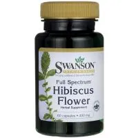 Swanson - Kwiat Hibiskusa, 400mg, 60 kapsułek