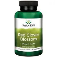 Swanson - Red Clover Blossom (Koniczyna Łąkowa), 430mg, 90 kapsułek