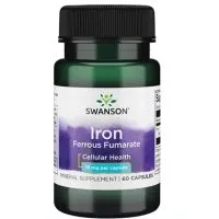 Swanson - Fumaran Żelaza, 18 mg, 60 kapsułek