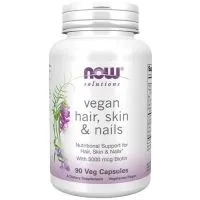 NOW Foods - Vegan Hair, Skin & Nails, 90 vkaps