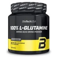 BioTechUSA - 100% L-Glutamina, Bezsmakowa, Proszek, 240g