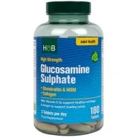 Holland & Barrett - Siarczan Glukozaminy, Wysoka Moc, 180 tabletek