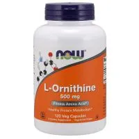 ﻿NOW Foods - Ornityna, L-Ornithine, 500 mg, 120 vkaps