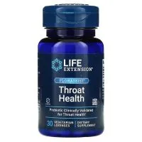 Life Extension - Florassist Throat Health, Zdrowe Gardło, 30 pastylki do ssania