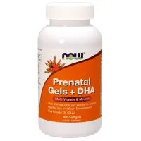 NOW Foods - Prenatal Gels + DHA, 180 kapsułek miękkich