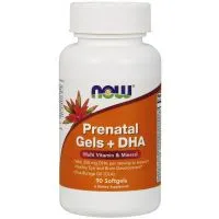 NOW Foods -  Prenatal Gels + DHA, 90 kapsułek miękkich