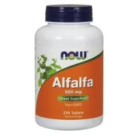 NOW Foods - Alfalfa, 650mg, 250 tabletek