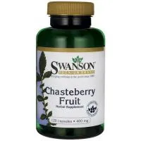 Swanson - Chasteberry Fruit (Niepokalanek Pospolity), 400mg, 120 kapsułek