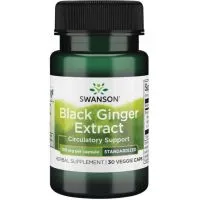 Swanson - Ekstrakt z Czarnego Imbiru, 100 mg, 30 vkaps