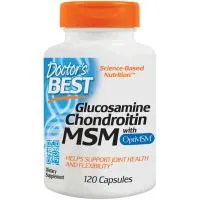 Doctor's Best - Glukozamina, Chondroityna, MSM + OptiMSM, 120 kapsułek