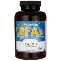 Swanson - EFAs EPA/DHA Olej Rybny, 120 kapsułek miękkich
