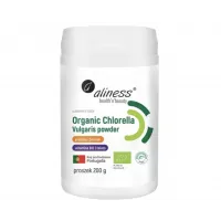 Aliness - Organic Chlorella Vulgaris, Proszek, 200g