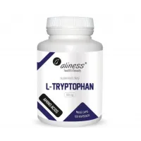 Aliness - L-Tryptophan 500 mg, 100 kapsułek roślinnych 