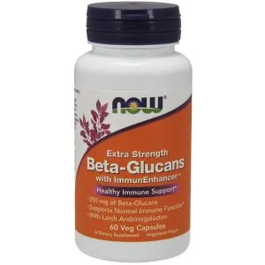 NOW Foods - Beta-Glucans z ImmunEnhancer, 250mg, 60 vkaps