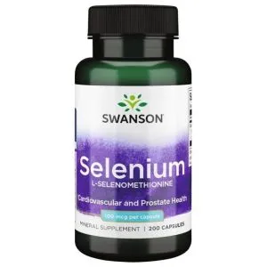 Swanson - Selen (L-Selenometionina), 100mcg, 200 kapsułek