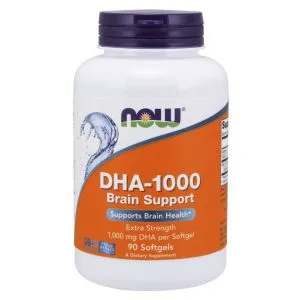 NOW Foods - DHA-1000 Brain Support, 90 kapsułek miękkich