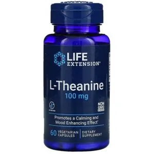 Life Extension - L-Teanina, 100mg, 60 vkaps