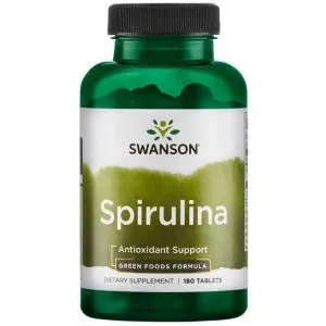 Swanson - Spirulina, 500mg, 180 tabletek