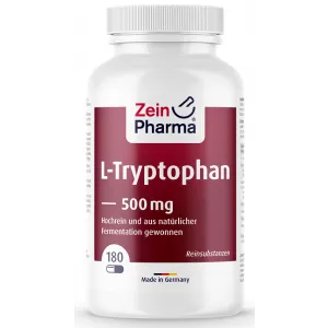 Zein Pharma - L-Tryptofan, 500mg, 180 kapsułek
