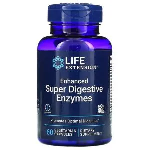 Life Extension - Enhanced Super Digestive Enzymes, Enzymy Trawienne, 60 vkaps