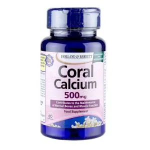 Holland & Barrett - Coral Calcium, 500mg, 60 kapsułek