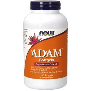 NOW Foods - ADAM Multiwitaminy dla Mężczyzn, 180 kapsułek miękkich