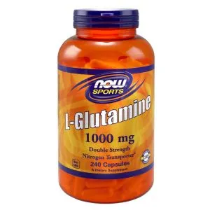 NOW Foods - L-Glutamina, 1000mg, 240 kapsułek