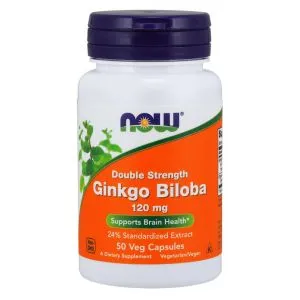 NOW Foods - Ginkgo Biloba, 120mg, 50 vkaps