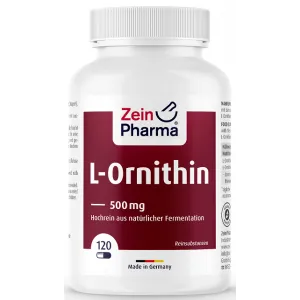 Zein Pharma - L-Ornityna, 500mg, 120 kapsułek