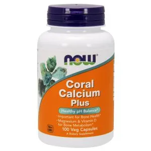 NOW Foods - Coral Calcium Plus, Wapno, 100 vkaps