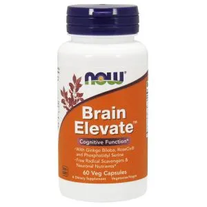 NOW Foods - Brain Elevate, Pamięć, 60 vkaps
