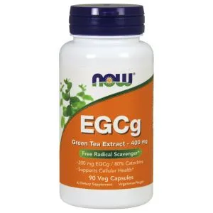 NOW Foods - EGCg, Wyciąg z Zielonej Herbaty, 400mg, 90 vkaps