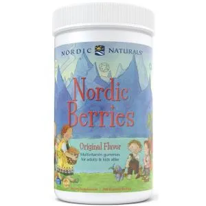 Nordic Naturals - Nordic Berries, Multiwitamina dla Dzieci i Dorosłych, Original, 200 żelek