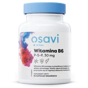 Osavi - Witamina B6, P-5-P, 30 mg, 60 vkaps