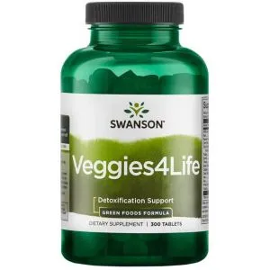 Swanson - Veggies4Life, 300 tabletek