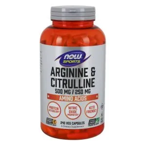 NOW Foods - Arginina & Cytrulina, 240 vkaps